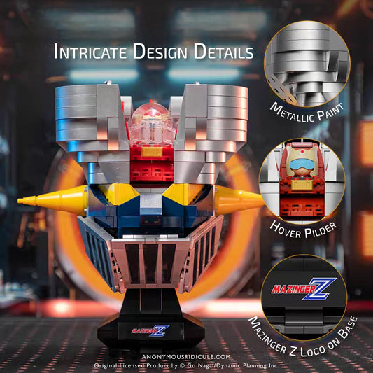 Mazinger Z Bust Building Block Set
