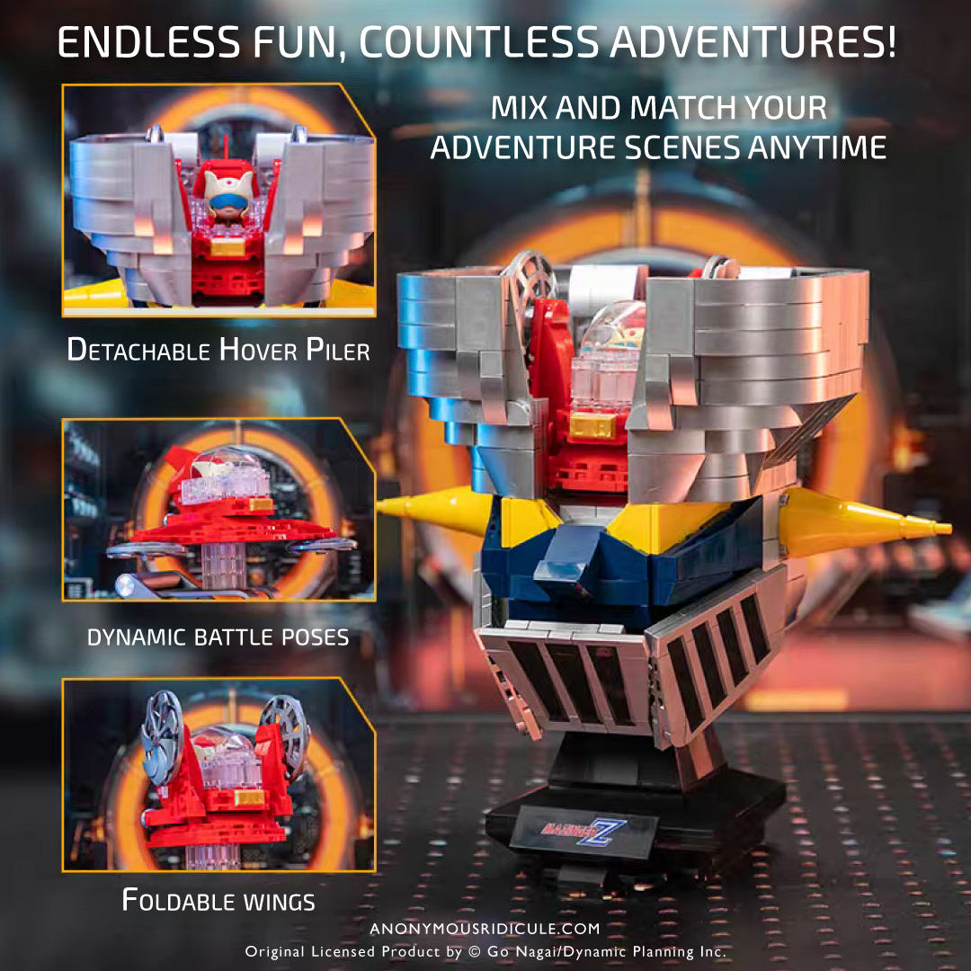 Mazinger Z Bust Building Block Set