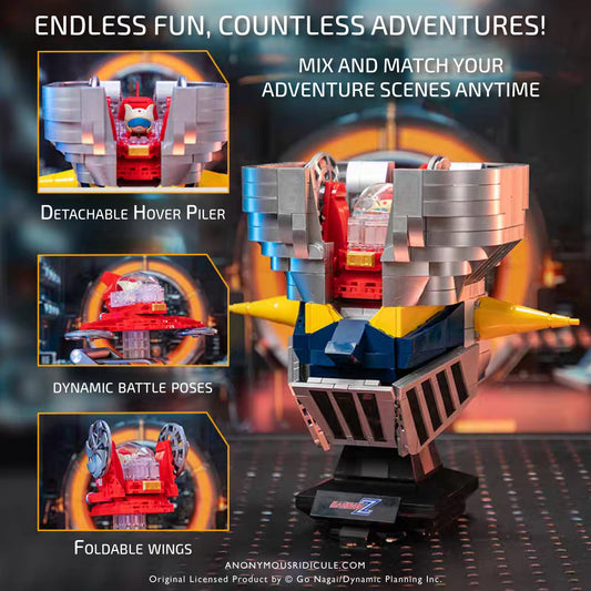 Mazinger Z Bust Building Block Set