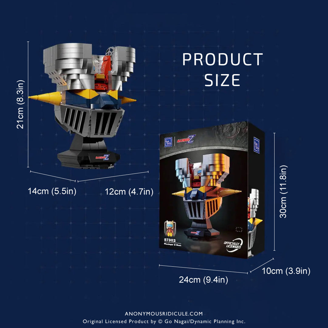 Mazinger Z Bust Building Block Set