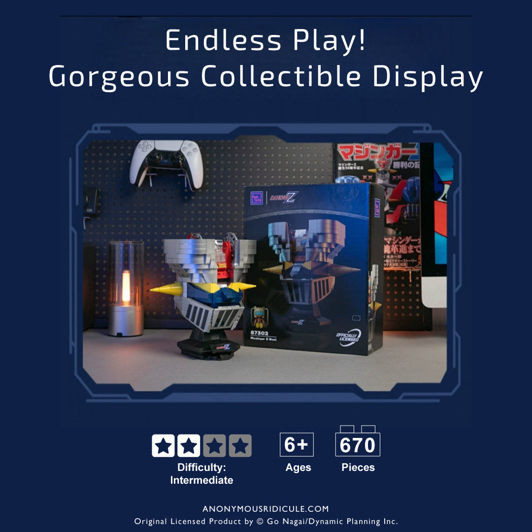 Mazinger Z Bust Building Block Set