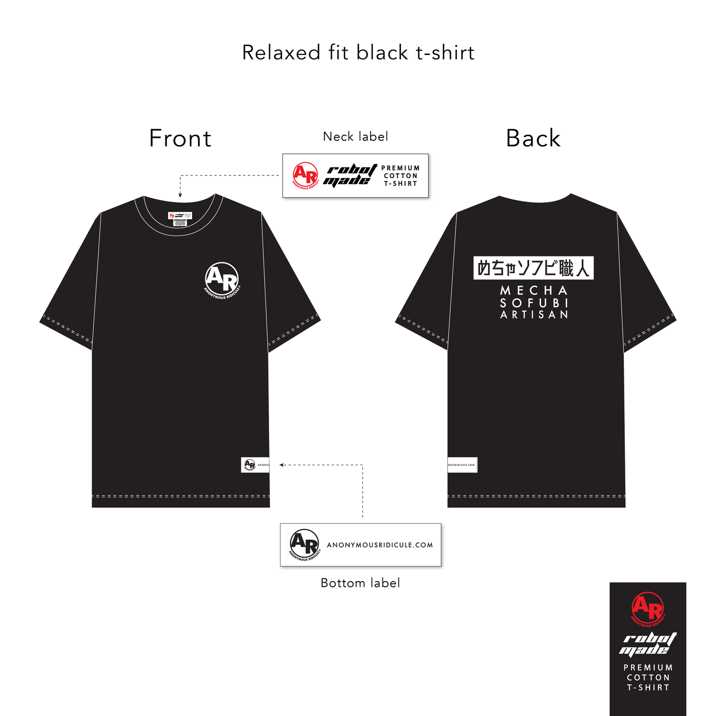 AR Premium Grade T-Shirt - Black