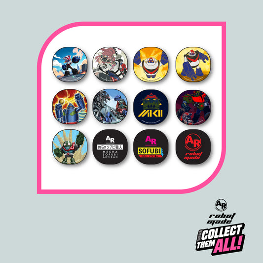 Round Pins (58mm) - Set of 12