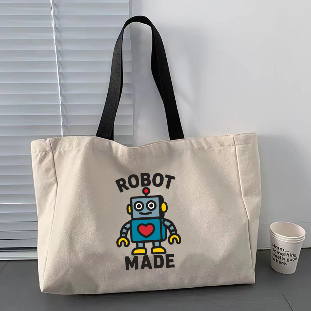 Robot Made Tote Bag