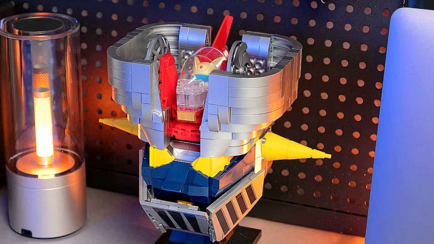 Mazinger Z Bust Building Block Set