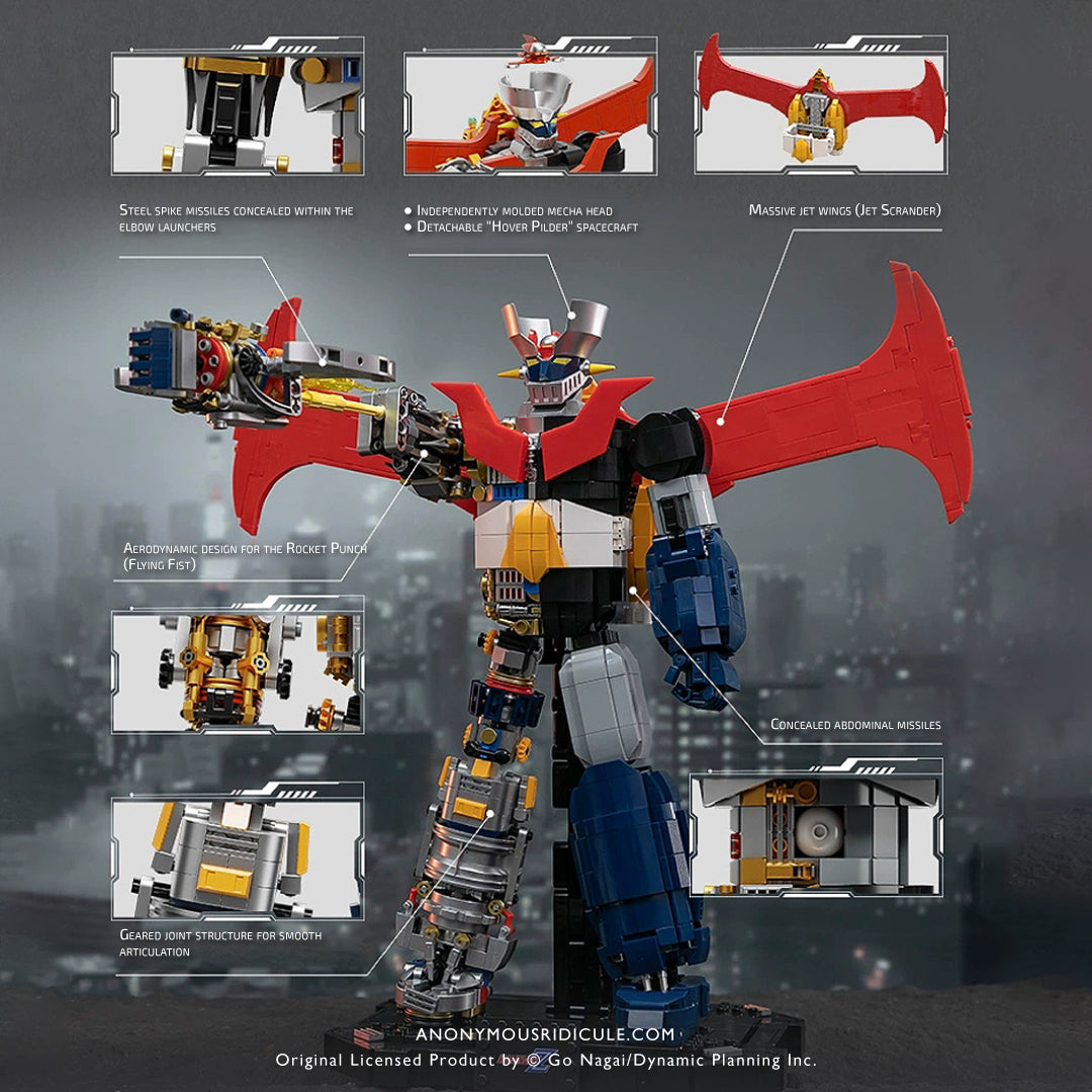 Mazinger Z: Half-Mecha Collector’s Building Block Set