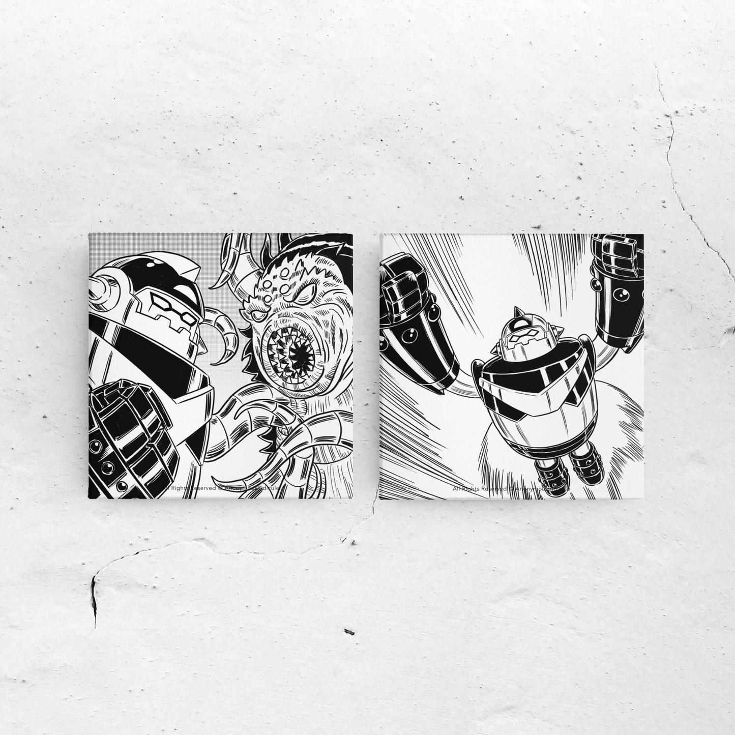 Canvas on Wooden Frame Prints