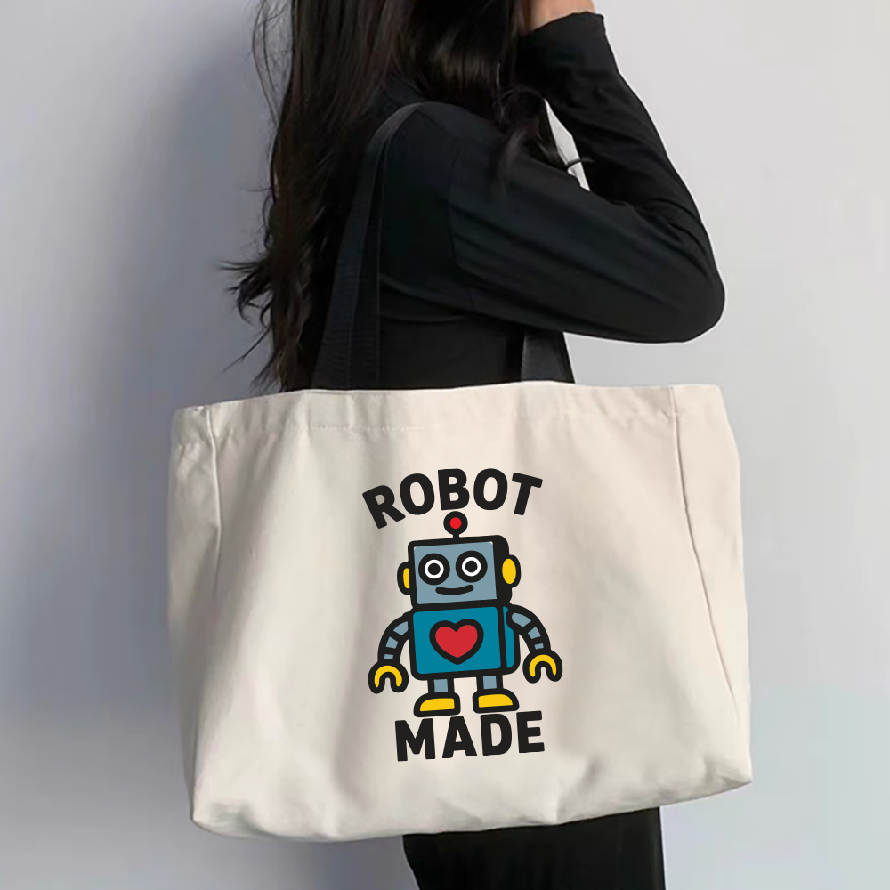 Robot Made Tote Bag