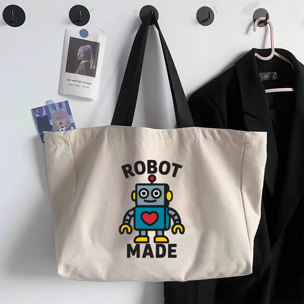 Robot Made Tote Bag
